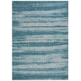 thumbnail image 2 of Safavieh Courtyard Jannah Abstract Indoor/Outdoor Area Rug, Gray/Teal, 8' x 11', 2 of 9