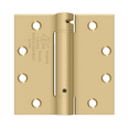 thumbnail image 2 of Deltana DSH45U4 4-1/2" x 4-1/2" Spring Hinge; Satin Brass Finish, 2 of 2