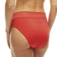 thumbnail image 2 of Carole Martin Culotte Confortable Taille Haute Couvrance Totale pour Femmes, Grand Bande de Taille, Style 8000 Rouge 2X, 2 of 4