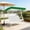 Green, variant on 75.2×47.2×9.1in Polyester Swing Canopy Replacement, UV-Resistant Patio Swing Top Cover for Outdoor Garden,Beige