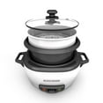 thumbnail image 3 of Black+Decker 6-Cup Rice Cooker, 3 of 9