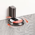 thumbnail image 2 of Tope de puerta, autoadhesivo, ajustable, ajustable, de pared para puerta, tope de puerta, para oficina, dormitorio, hotel, gris cepillado, 2 of 7