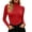 Red, variant on FAZVAOO Women's Stretchy Layering Undershirt Stretchy Warm Winter Layering Shirt