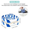 thumbnail image 5 of Flag of Israel Travel Portable Square Jewelry Stand with Box, Display, and Bracelet Holder - Ideal for Rings, Earrings, Necklaces, and More - Suitable for Girls and Women, 5 of 6