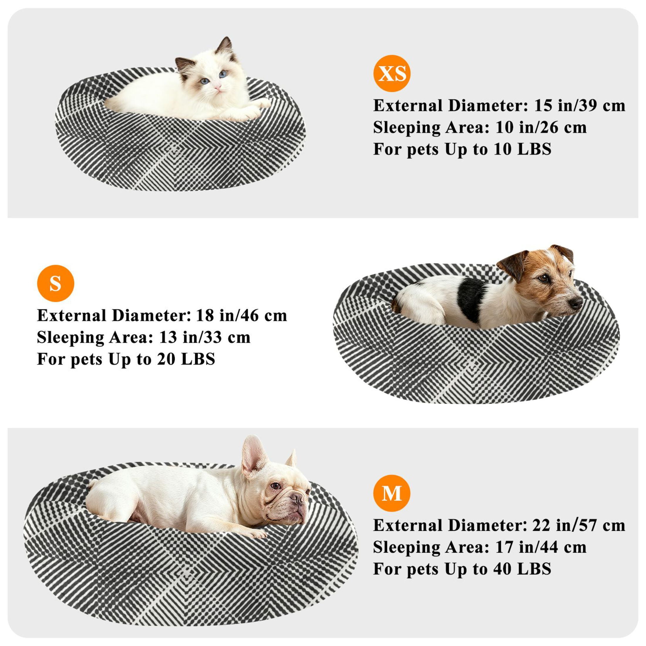 Pet Bed Pet Mat Cozy Removable & Washable Comfort For Cats And Dogs Small Diagonal Lines