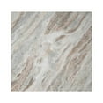 thumbnail image 3 of Cecil 18.5" Contemporary Natural Marble Handmade T-Shaped End Table, Gray/Beige, 3 of 10