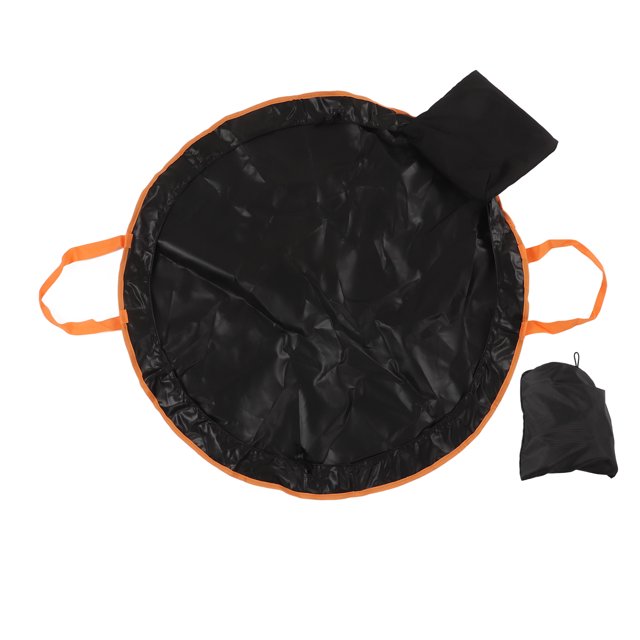 YM-Cambiador de traje de neopreno, impermeable, plegable, portátil, cambiador de Surf, bolsa de almacenamiento para nadar, lado naranja