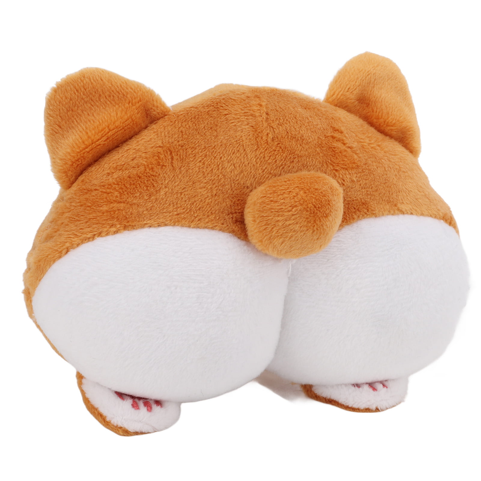 TITA-DONG Plush Squeaky Dog Butt Toys, Corgi Ass Plush Squeaky Toy Funny  Attractive Cleaning Teeth Pet Chew Toys, Attractive and Funny Corgi Ass