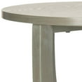 thumbnail image 4 of SAFAVIEH Rhodes Solid Rustic Round Pedestal Accent Table, French Grey, 4 of 5