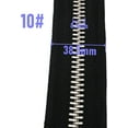 thumbnail image 2 of HAHDAXIA Black Metal Separating Jacket Zipper 27 Inch (1 Pack), 2 of 6