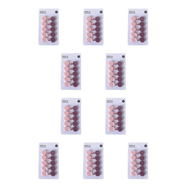 Wosthever Gancho de pared adhesivo con estilo ABS de 10 piezas - Fácil instalación Fuerte capacidad de carga Multifuncional Rosa oscuro + Rosa Rosa Profundo+Rosa Claro 10Conjunto