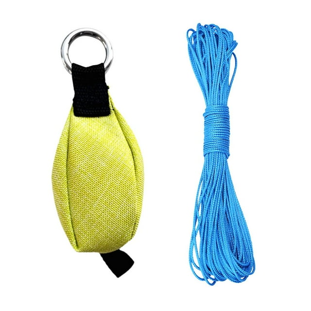 Bolsa para cirujano de árboles Sunnimix de 250 g y línea de lanzamiento de 15 m Color verde