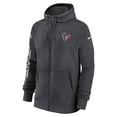 thumbnail image 2 of Men's Nike Anthracite Houston Texans 2024 Sideline Club Full-Zip Hoodie, 2 of 3
