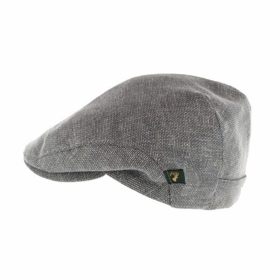 Textured Blue-Grey Mucros Weavers Linen Cap