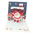 thumbnail image 1 of Agiferg Christmas Greeting Card Creative New Three Dimensional Small Card Blessing Birthday New Year Mini Small Cute Cartoon Students, 1 of 1