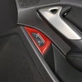 thumbnail image 5 of Car Red Soft Carbon Fiber Passenger Door Lock Button Frame Cover Trim Stickers For Corvette C7 2014, 5 of 5