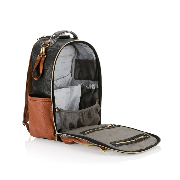 Itzy Ritzy Boss Plus Diaper Bag Backpack with Insulated Pockets, Brown Itzy Ritzy Boss Plus Diaper Bag Backpack with Insulated Pockets, Brown