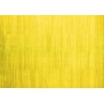thumbnail image 1 of Ahgly Company Machine Washable Indoor Rectangle Abstract Yellow Contemporary Area Rugs, 3' x 5', 1 of 4