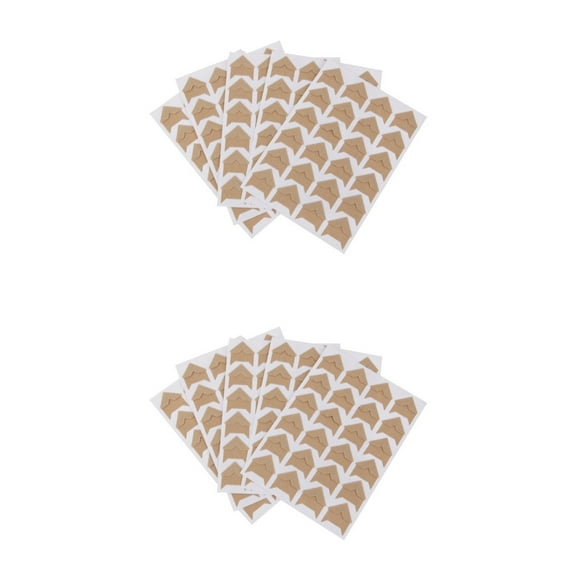 Set of 2 Picture Framing Corners Paper Photo Album Wall Decoration Office Baby