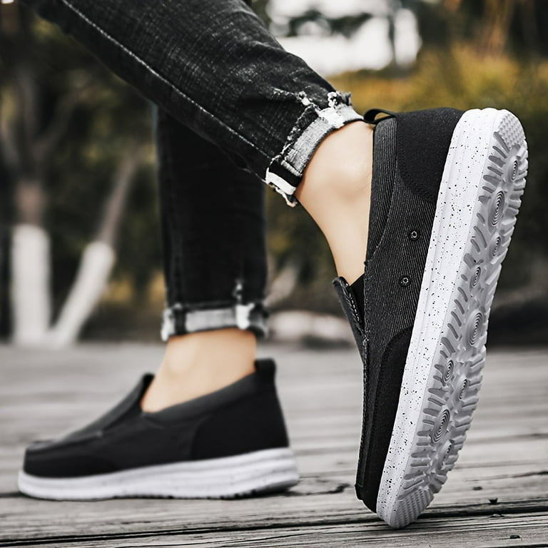 Open back canvas shoes sales