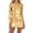Gold, variant on Womens Tight Dress Clubwear Metallic Shiny Bodycon Crew Neck Long Sleeve Rave Dresses Color Gold Size M