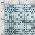 thumbnail image 2 of oneOone Cotton Cambric Baby Blue Fabric Striped Line Dress Material Fabric Print Fabric By The Yard 42 Inch Wide, 2 of 6