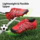 thumbnail image 2 of Tacos de Fútbol para Niños DREAM PAIRS 4 Rojo Negro Plata, 2 of 5