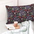 thumbnail image 4 of Fotbe Snakes And Snake Fruit Funda de Almohada Decorativa Estilo Occidental, Lujo en Algodón, Fundas para Almohadas King, Cojín Estampado para Decoración del Hogar-20"x30", 4 of 6