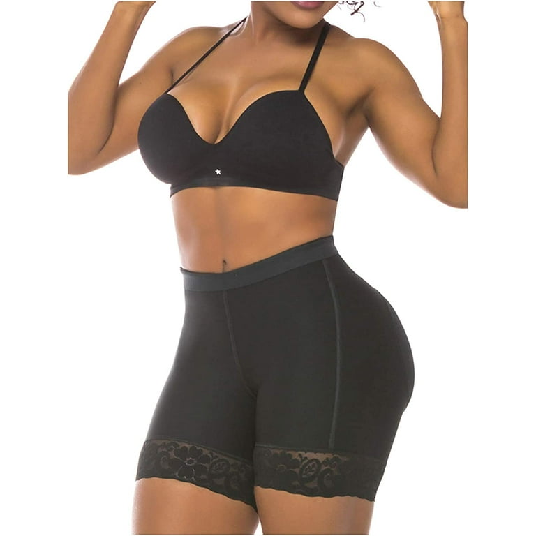 Fajas Colombianas Calzones Levanta Cola Pompis High Waisted Shapewear Shorts  for Women 