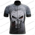 thumbnail image 3 of 2023 Skull Cycling Jersey Set Justiceiro Cycling Clothing Mens Punisher Road Bike Shirt Suit Bicycle Bib Shorts MTB Riding Clothing 9 XL, 3 of 5
