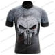 thumbnail image 3 of 2023 Skull Cycling Jersey Set Justiceiro Cycling Clothing Mens Punisher Road Bike Shirt Suit Bicycle Bib Shorts MTB Riding Clothing 17 3XL, 3 of 5