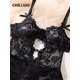 thumbnail image 4 of CHILLGIO Body de mujer con espalda abierta, mono de una pieza con encaje, pijama sexy, catsuit transparente, lencería erótica, 4 of 4