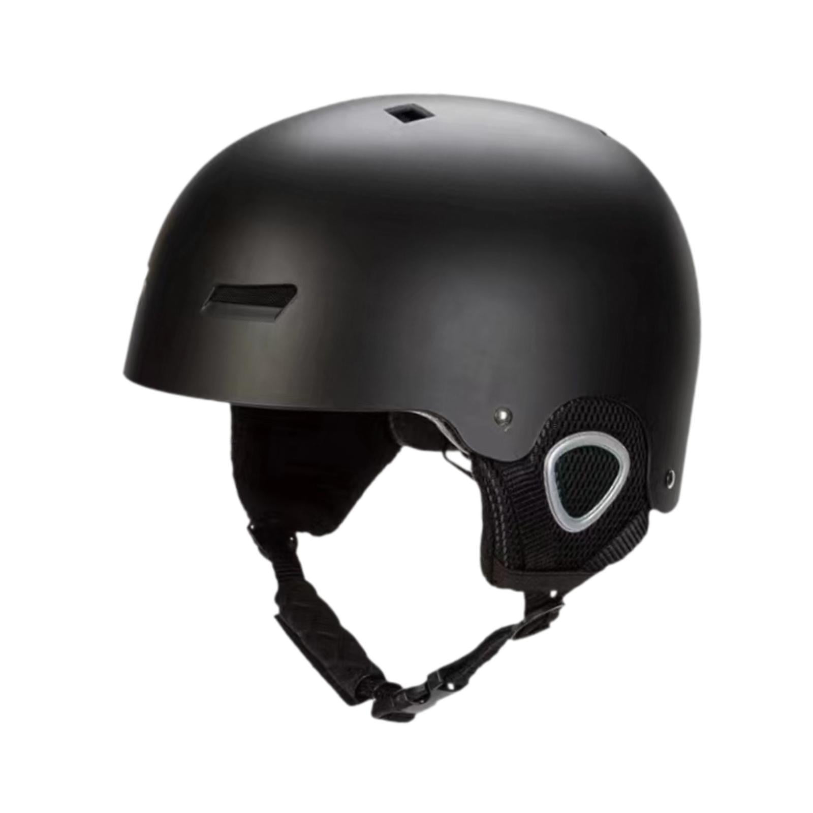 figatia Ski Helmet Skateboard Helmet Detachable Lining Sports Helmet Snow Helmet for Winter Sports Rock Climbing Skateboard Men Women Black L