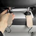 thumbnail image 6 of Kieccall Car Hooks Hidden Leather Seatback Hooks Car Hooks For Purses And Bags Interior Car Accessories Car Accessories Interior Suitable For Four-Seater Vehicles, 6 of 6