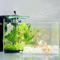 OULII Green LED Aquarium Light Clip on Fish Tank Lamp Compact USB Powered