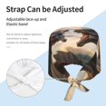 thumbnail image 3 of Salouo Friendship Dragon Print Adjustable Working Caps,1 Pcs Working Hats Elastic Scrub Hats Elastic Tie Back Hats Unisex Nurse Scrub Cap Nurse Hats ,One Size, 3 of 7