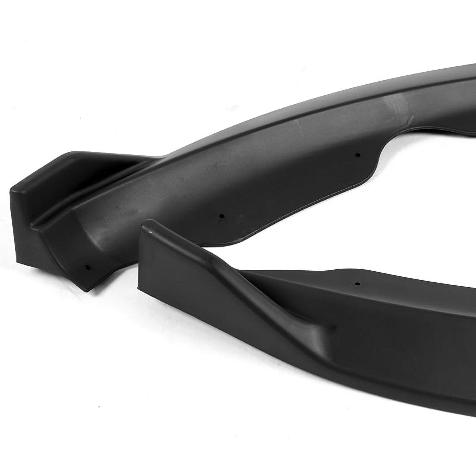 For 2013-2016 Ford Fusion Mondeo Matt Black Front Bumper Body Kit Spoiler Lip
