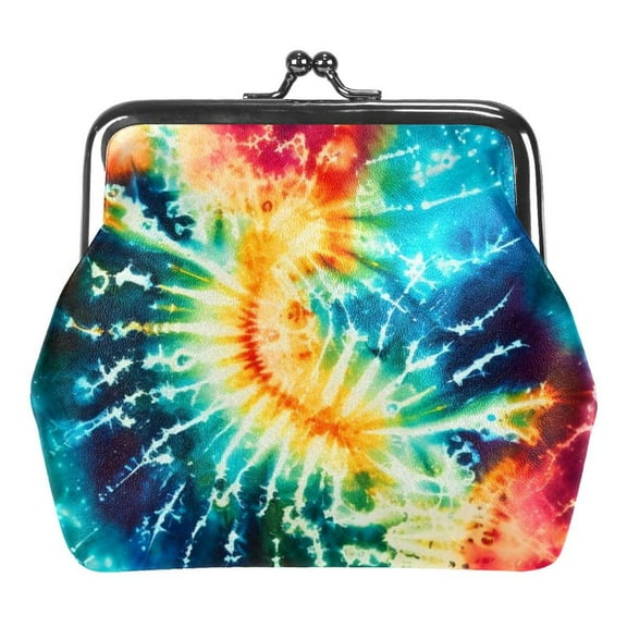 Tie-Dye Coin Purses Mini Wallets Vintage Pouch Bags for Gift