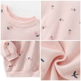thumbnail image 5 of Kiijoy Toddler Girls Floral Sweatshirt Fall Casual Long Sleeve Pullover Top, Sizes 4-5, 5 of 7
