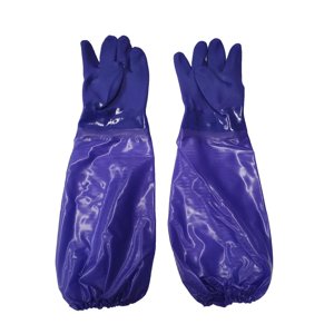 Gants de travail résistant à l'huile non glissantes Gants en caoutchouc à manches longues chauds Style 1