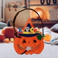 thumbnail image 4 of Nonwoven Pumpkin Halloween Candy Bags for Trick-Or-Treating and Party Supplies with Cute Designs and Functional Use, 4 of 6
