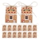 thumbnail image 1 of 50 cajas pequeñas de dulces navideños de jengibre, mini cajas de dulces, bolsas de papel para envolver regalos de fiesta de Navidad para niños., 1 of 7
