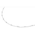 thumbnail image 3 of Gargantilla de Plata de Primera Ley para Mujer con Bolas Intercaladas, 40 cm de Largo, Plata de Ley 925, 3 of 5