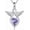 06-June, variant on WSX Angel Wings Birthstone Necklace for Women 925 Sterling Silver Infinity Pendant Heart Birthstone Necklaces Birthday Jewelry Gifts for Her