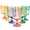 multicolor, variant on Yongzhenlite Set of 6 Ice Carving Hammered Texture Wine Glasses, 11-Ounce Acrylic Plastic, BPA-Free, Dishwasher Safe, Colored & Clear Available