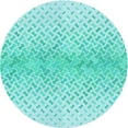 thumbnail image 1 of Ahgly Company Tapis Rond Lavable en Machine Intérieur Transitionnel Bleu Diamant Bleu, 5 Pieds Rond, 1 of 7