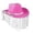 Pink, variant on Cowboy Hat2 Hat Fringe Cowboy Hat Western Hat Glitter Cowboy Hat for Men Women Party Black