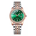 thumbnail image 1 of Reloj Acero Inoxidable Brillantes Esfera Fechador Cx Color de la correa Oro Rosado Plata, 1 of 5