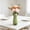 Green, variant on HOARBOEG Yellow Cat Shaped Resin Vase, Cute Animal Flower Vase for Home Decor Office Desk, Handcrafted Cat Lover Gift with Dried Flowers Display, Decorative Vase for Shelf Tabletop Decor