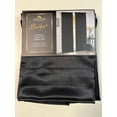 thumbnail image 2 of Luxury Home Textile Bridget Crushed Satin Rod Pocket Curtain Panels, 54" x 84", 2 Panels, 2 of 3